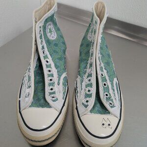 Converse Dr Woo collab Shoes green and white Size Men 11 Women's 13